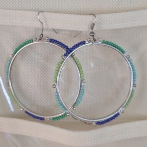 Hanging Hoop Earrings